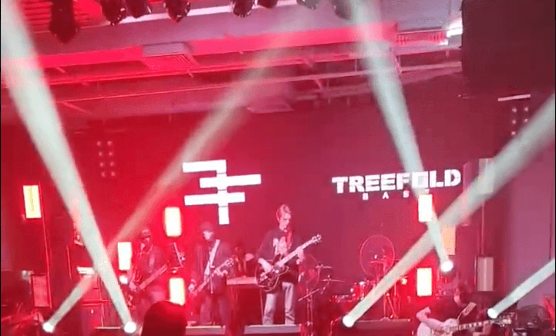 Сцена TREEFOLD — живое выступление